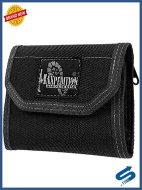 Nylon Continental Wallet with Zip Coin Pocket, 11 Compartments